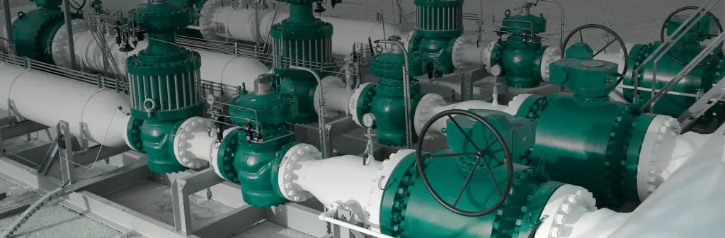 Industrial pipeline equipment at Pietro Fiorentini