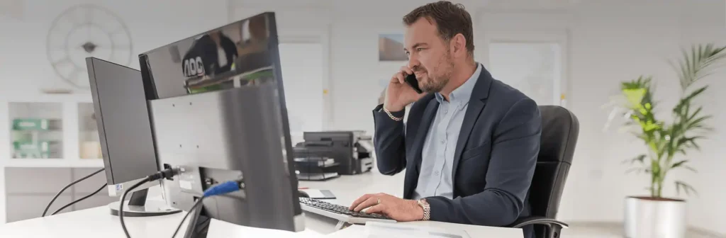 Modex office user supported by fully managed IT services