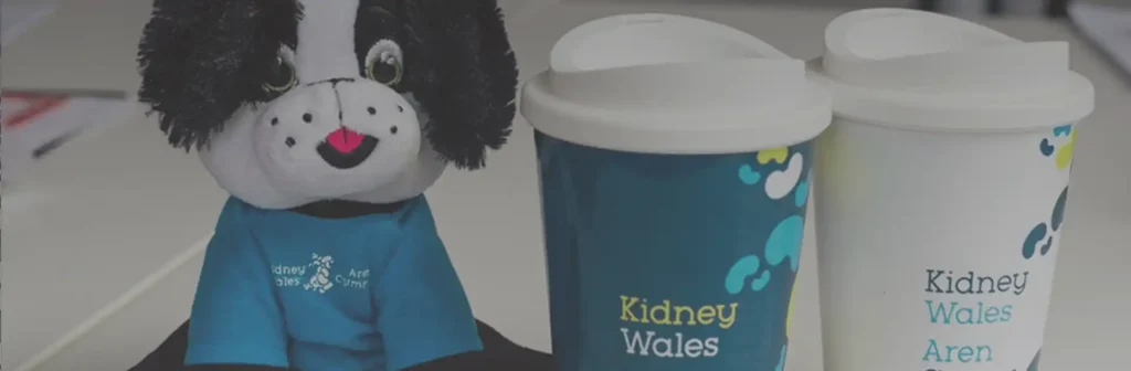 Kidney Wales fundraising merchandise supported by charity IT services