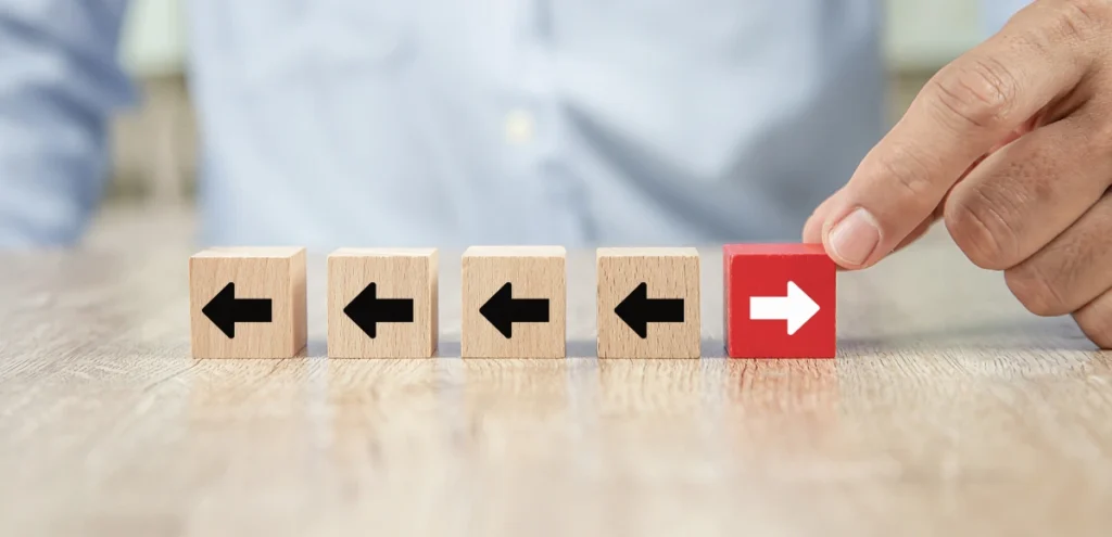 Business process direction change enabled by Power Automate